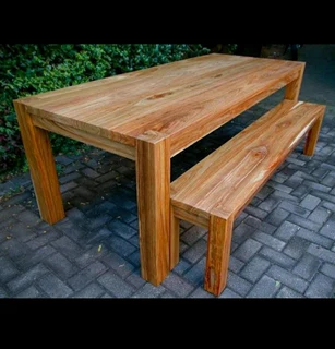 Beautiful Quality Custom Solid Kiaat Tables