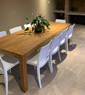 Beautiful Quality Custom Solid Kiaat Tables