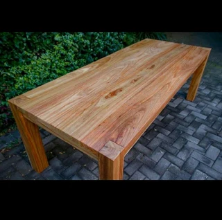 Beautiful Quality Custom Solid Kiaat Tables