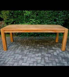 Beautiful Quality Custom Solid Kiaat Tables