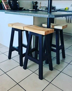 Custom Solid Wood Kitchen Stools