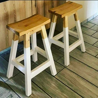 Custom Solid Wood Kitchen Stools