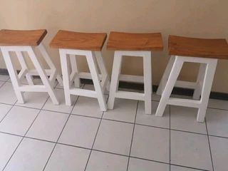 Custom Solid Wood Kitchen Stools