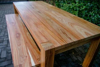 Custom Solid Kiaat Tables