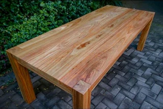Custom Solid Kiaat Tables