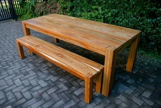 Custom Solid Kiaat Tables