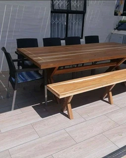 Top Quality Custom Solid Kiaat Tables