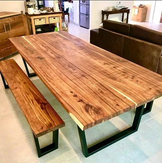Custom Solid Kiaat Tables