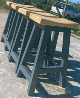 Solid Wood Kitchen Stools