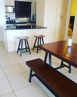 Solid Kiaat Bar Stools