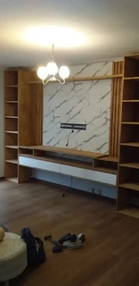 MODERN SOLID WOOD WALL UNITS