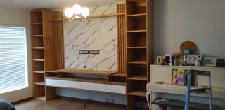 MODERN SOLID WOOD WALL UNITS