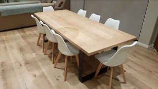 CUSTOM SOLID OAK TABLES