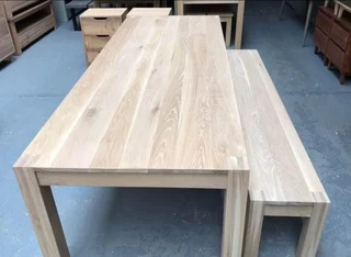 CUSTOM SOLID OAK TABLES