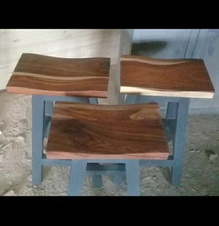 CUSTOM HIGH QUALITY SOLID WOOD KITCHEN STOOLS