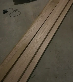 MODERN SOLID OAK TABLES AND BENCHES