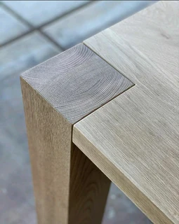 MODERN SOLID OAK TABLES AND BENCHES