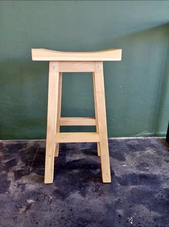 CUSTOM SOLID WOOD BAR STOOLS