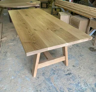 CUSTOM SOLID OAK TABLES