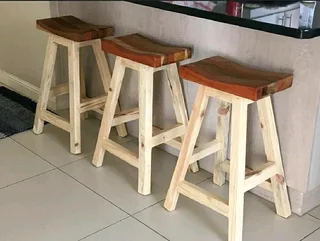 HIGH QUALITY CUSTOM SOLID WOOD BAR STOOLS