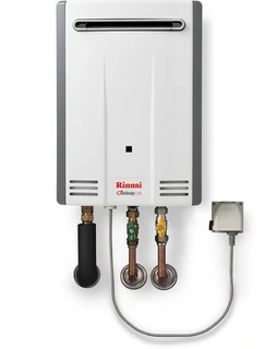 Rinnai household Unit- Rinnai 20lp/min Gas Geyser 6.1 Star Equivalent Energy Rating.