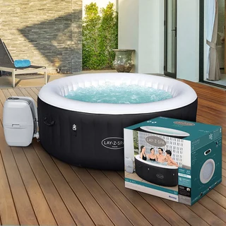 SUMMER DEAL -INDOORS or OUTDOORS - THE EVER-POPULAR MIAMI AIR-JET 669L LAY-Z-SPA. SAVE 26% NOW!