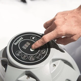 SUMMER DEAL -INDOORS or OUTDOORS - THE EVER-POPULAR MIAMI AIR-JET 669L LAY-Z-SPA. SAVE 26% NOW!