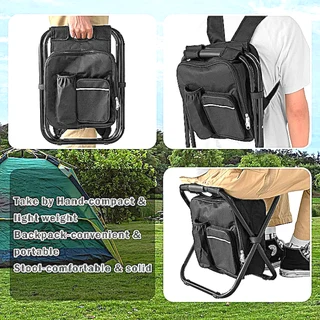 ELEVATE YOUR OUTDOOR EXPERIENCE WITH THE FOLDING CAMPING STOOL.