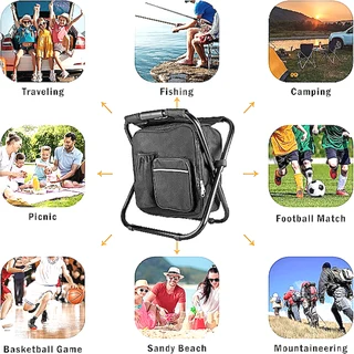 Elevate Your Outdoor Experience With The Folding Camping Stool.