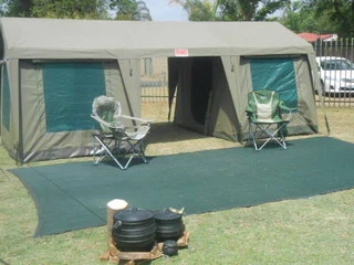 BUSHTEC GREEN NETTED GROUND SHEET 3M X 6M.