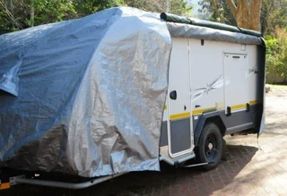 SALE ON THE HORIZON MAKE SURE YOUR PRECIOUS CARAVAN IS PROTECTED FROM UV RAYS RAIN AND WIND.