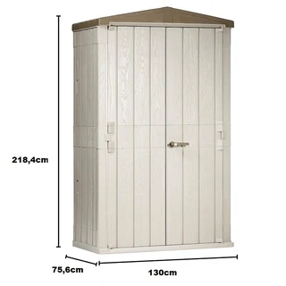 PROTECT YOUR VALUED ITEMS WITH THE TOOLMAX STORER PLUS SHED WITH 2 DOORS.