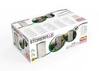 PROTECT YOUR VALUED ITEMS WITH THE TOOLMAX STORER PLUS SHED WITH 2 DOORS.