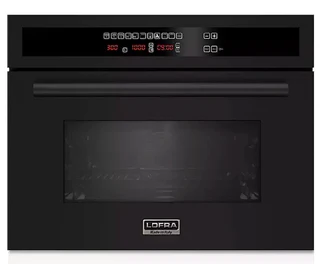 THE LOFRA SLEEK, POWERFUL, AND VERSATILE 60CM BLACK LINE MICROWAVE OVEN.