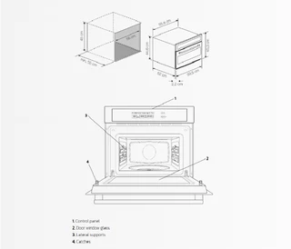 THE LOFRA SLEEK, POWERFUL, AND VERSATILE 60CM BLACK LINE MICROWAVE OVEN.  SAVE 10%.