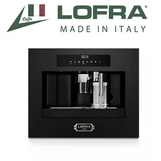 GREAT SAVINGS ONTHE LOFRA DOLCEVITA 60CM BLACK ITALIAN INTEGRATED BUILT IN COFFEE MACHINE.