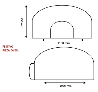 SPECIAL ON THE SMALL RESTAURANTS/ LODGES- THE ALFRESCO FESTIVO PIZZA OVEN.