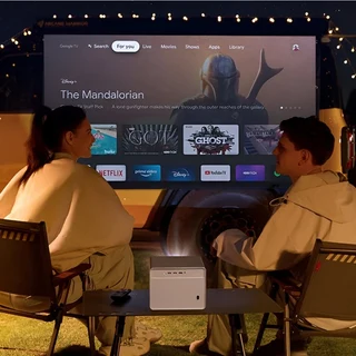 Wanbo Davinci 1 Pro 1080p 650ansi Android 11 Smart Home Theatre Projector – Silver.