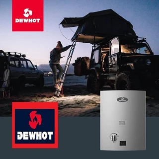 Great For Camping Adventures. Dewhot 5l Outdoor Camping Shower Gas Geyser.