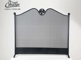 Keep The Kids Safe -protection From The Heat With The Scroll Fire Screens 1 Panel.