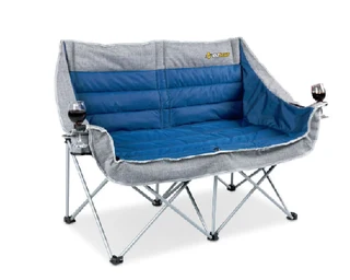 The Oztrail Galaxy 2-seater Chair -lounge In Style And Comfort  – Weight Rating: 240kg.