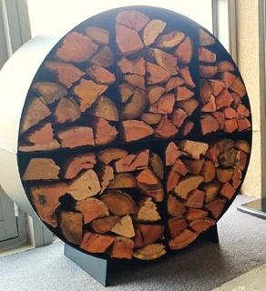 Special: Perfect For Storing Wood, The Architectural Round Log Stacker.