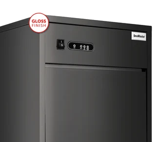 Sale On The Snomaster  26kg Plumbed-in Ice-maker Bullet Ice Black.