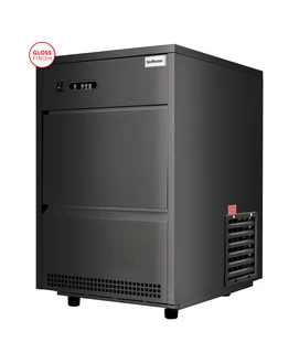 SALE ON THE SNOMASTER  26KG PLUMBED-IN ICE-MAKER BULLET ICE BLACK.