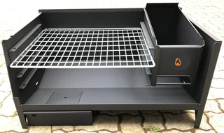 GREAT OPTION FOR ANY HOME-THE TABLETOP MILD-STEEL LOOSE-STANDING/INSERT BRAAI.