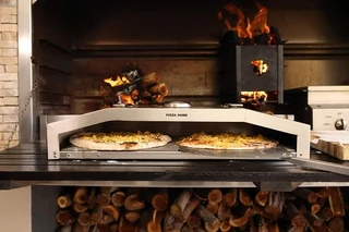 Great For Families-pizza Oven Double-inc 2x Ceramic Stones, Thermometer, Pizza Spade And Cutter.