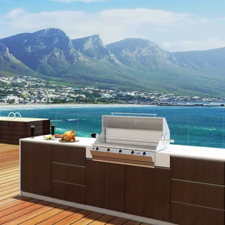 Special-the Sizzler Can Be Used As A Free Standing Or Built-in Grill.