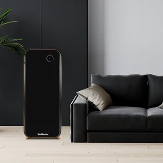 The stylish  SnoMaster 14 Bottle Solid Door Single Zone Retro Wine Cooler.