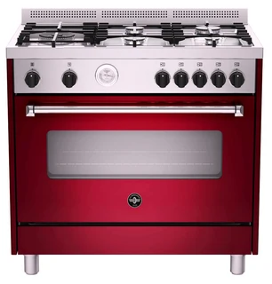 LA GERMANIA AMERICANA SERIES: 90CM FULL GAS STOVE 5 BURNER GAS OVEN &amp; GAS GRILL.