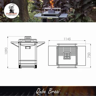 SALE ON THE CHAD-O-CHEF QUBE BRAAI.